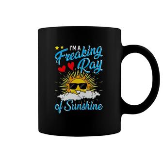 Cute I'm A Freaking Ray Of Sunshine Coffee Mug | Mazezy CA