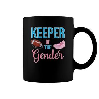 Cute Keeper Of The Gender Touchdowns Reveal For Mom And Dad Coffee Mug | Mazezy DE