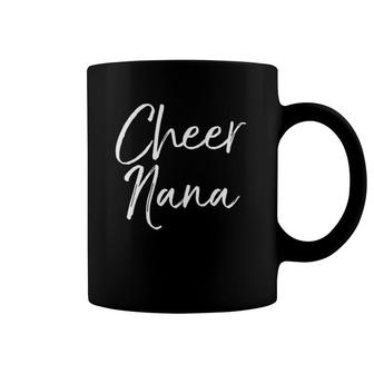 Cute Matching Family Cheerleader Grandma Gift Cheer Nana Coffee Mug | Mazezy