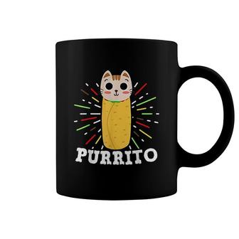 Cute Mexican Food Purrito Coffee Mug | Mazezy