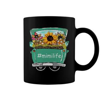 Cute Mimi Life Vintage Truck Turkey Thanksgiving Sunflower Coffee Mug | Mazezy