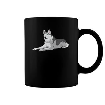 Cute Siberian Huskies Lover Gift Siberian Husky Coffee Mug | Mazezy