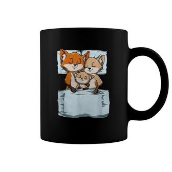 Cute Sleeping Fox Family This Is My Official Napping Coffee Mug | Mazezy