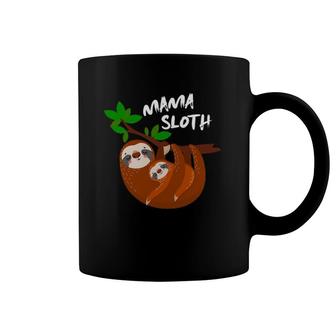 Cute Sloth Mom Mothers Day Gift Sloth Coffee Mug | Mazezy
