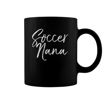 Cute Soccer Grandmother Matching Family Gifts Soccer Nana Coffee Mug | Mazezy