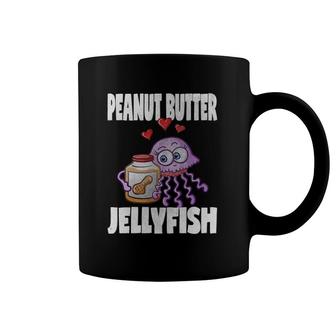 Cute Valentines Day S Kids Peanut Butter & Jellyfish Coffee Mug | Mazezy