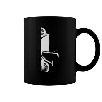 Cyclist Cycling Biking Cargo Bike Coffee Mug | Mazezy