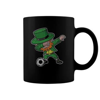 Dabbing Leprechaun Soccer Irish Football St Patrick's Day Coffee Mug | Mazezy