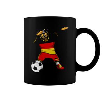 Dabbing Rottweiler Germany Soccers Jersey Football Fan Coffee Mug | Mazezy