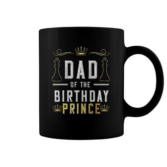 Dad Of The Birthday Prince Boy Bday Party Matching Celebrate Coffee Mug | Mazezy
