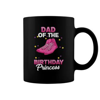 Dad Of The Birthday Princess Girl Roller Skate Party Coffee Mug | Mazezy