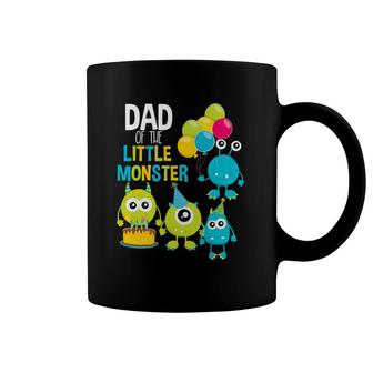 Dad Of The Little Monster Birthday Toddler Boy Girl Family Coffee Mug | Mazezy