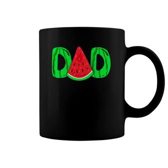 Dad Watermelon Father's Day Gift Coffee Mug | Mazezy