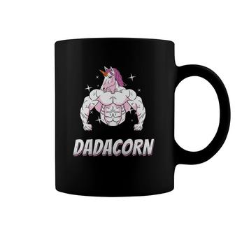 Dadacorn Daddy Unicorn Dad Gym Workout Gift Coffee Mug | Mazezy
