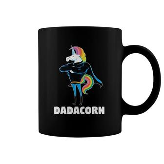 Dadacorn Unicorn Dad Birthday Theme Father's Day Daddy Coffee Mug | Mazezy