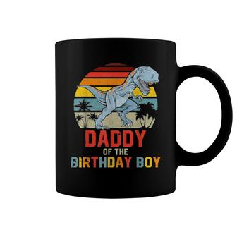 Daddy Dinosaur Of The Birthday Boy Matching Family Coffee Mug | Mazezy