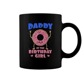 Daddy Of The Birthday Girl Pink Donut Bday Party Coffee Mug | Mazezy