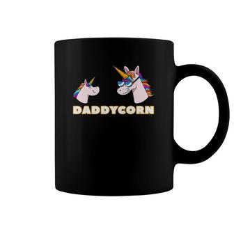 Daddycorn Daddy 1 Kid Father Unicorn Father's Day Coffee Mug | Mazezy AU