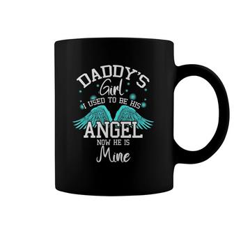 Daddy's Girl I Used To Be His Angel Now He Is Mine Daughter Coffee Mug | Mazezy