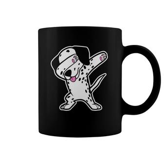 Dalmatian Dabbing T Funny Dalmation Dab Dog Dance Coffee Mug | Mazezy