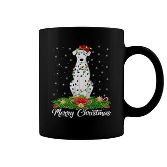 Dalmatian Dog Matching Santa Hat Dalmatian Christmas Coffee Mug | Mazezy
