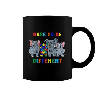 Dare To Be Different Elephants Coffee Mug | Mazezy
