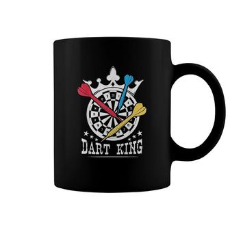 Darts King For Player And Darts Fans Coffee Mug | Mazezy