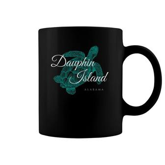 Dauphin Island Alabama Sea Turtle Coffee Mug | Mazezy