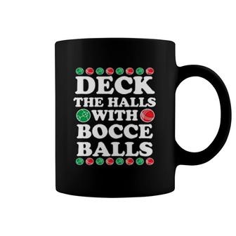 Deck The Halls With Bocce Balls Italy Coffee Mug | Mazezy