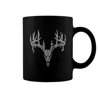 Deer Skull Antlers Hunting Coffee Mug | Mazezy
