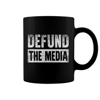 Defund The Media Coffee Mug | Mazezy