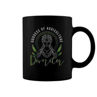 Demeter Goddess Of Agriculture Or Ancient Greek God Coffee Mug | Mazezy