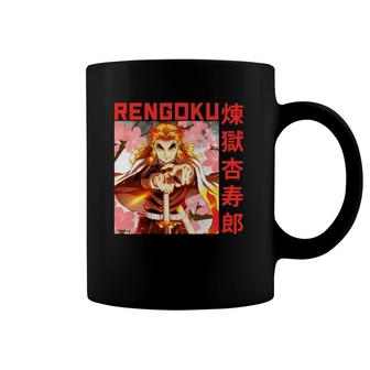 Demons Slayers Kimetsus No Yaibas Rengokus Coffee Mug | Mazezy