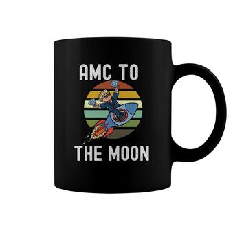 Diamond Hands Amc To The Moon Coffee Mug | Mazezy