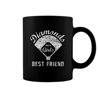 Diamonds Are A Girls Best Friend Coffee Mug | Mazezy