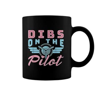 Dibs On The Pilot Airman Wife Coffee Mug | Mazezy