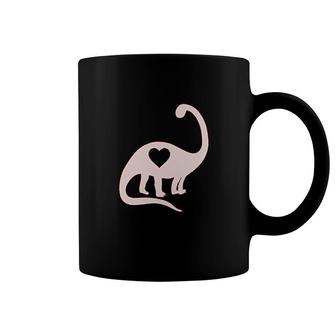Dinosaur Love Heart Coffee Mug | Mazezy
