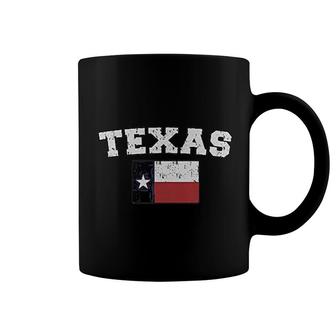 Distressed Texas Flag Flag Of Texas Coffee Mug | Mazezy