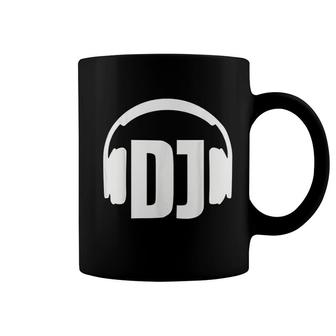 Dj With Headphones Coffee Mug | Mazezy