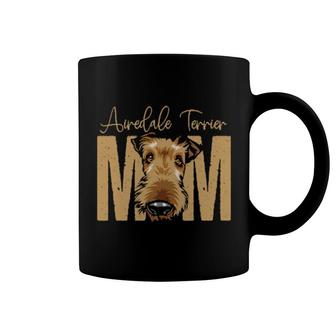 Dog Airedale Terrier Mom Dog Mom Idea For Airedale Terrier Owner Slim Fitessentia Paws Coffee Mug | Mazezy