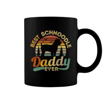 Dog Best Schnoodle Daddy Ever Retro Vintage 193 Paws Coffee Mug | Mazezy