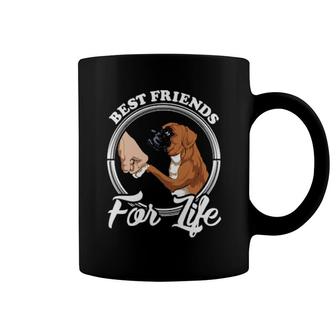 Dog Boxer Dog Lover Design Best Friends For Life 172 Paws Coffee Mug