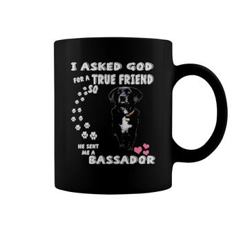 Dog Cute Bassador S Bassador Dog Mom Dad Black Bassador 429 Paws Coffee Mug | Mazezy