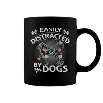 Dog Easily Distracted By Dogs326 Paws Coffee Mug | Mazezy