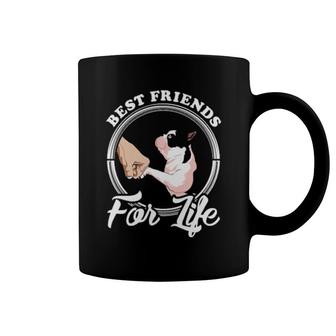 Dog French Bulldog Lover Design Best Friends For Life 282 Paws Coffee Mug | Mazezy