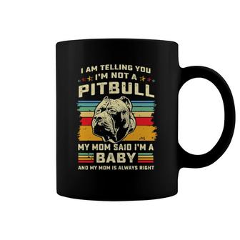 Dog Funny Pitbull Mom Cute Pitbullpit Bull Pittie Pitty Pitbu Paws Coffee Mug | Mazezy