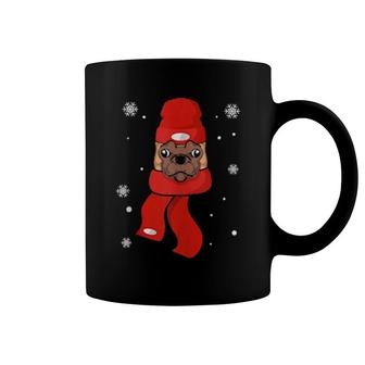 Dog Winter Animal Snowflake Dog Owner Pug Coffee Mug | Mazezy