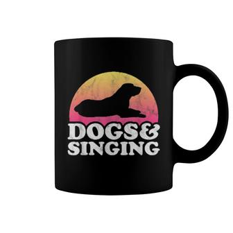 Dogs And Singing's Or's Dog And Singer Coffee Mug | Mazezy