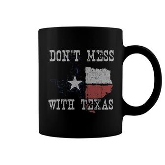 Dont Mess With Vintage Texas Longhorn Lone Star State Coffee Mug - Seseable