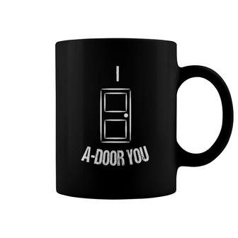 Door Adorable You Sweet Cute Valentine's Day Gift Idea Coffee Mug | Mazezy